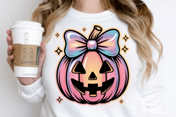 Download Halloween Iridescent Pumpkin Coquette PN - Premium Bundle