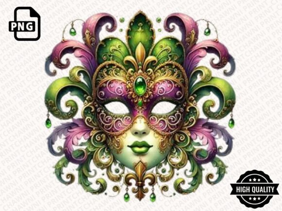 Download Glittery Mardi Gras Clipart PNG - Premium Resources